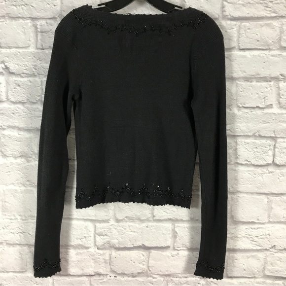 Vintage Moda Beaded Cardigan - Picture 5 of 7